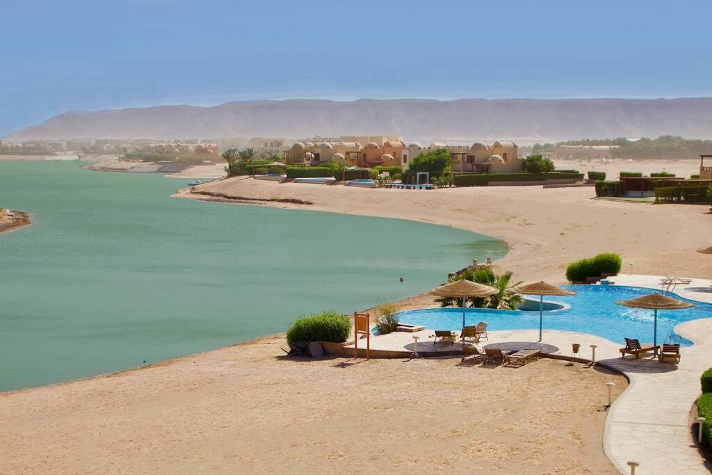 Artsy 1 Bedroom Apt/ Free Pool & Lagoon Access @Elgouna Hurghada Exteriér fotografie