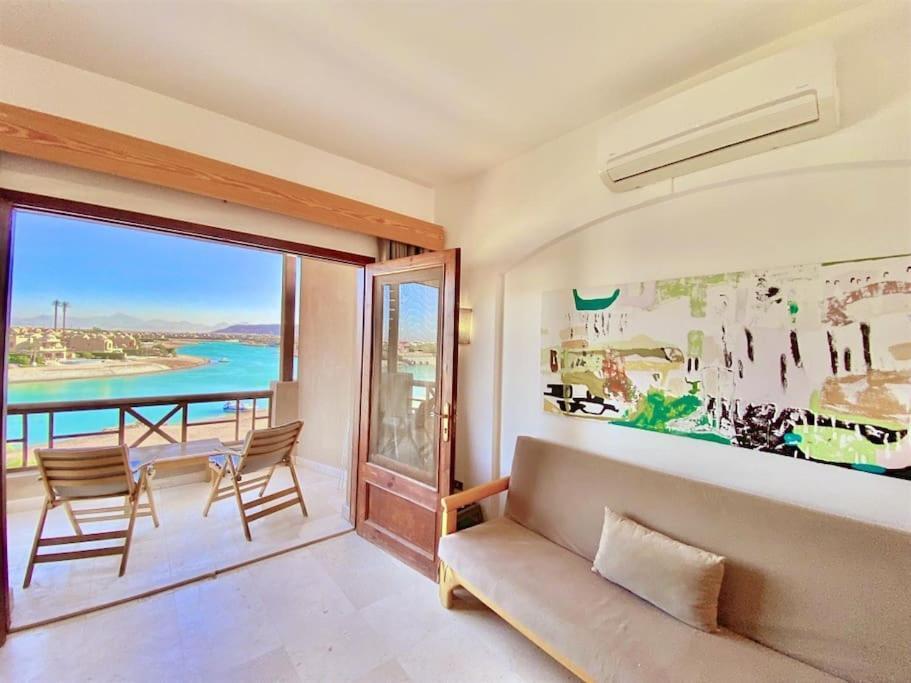 Artsy 1 Bedroom Apt/ Free Pool & Lagoon Access @Elgouna Hurghada Exteriér fotografie